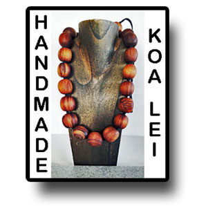 koa wood lei